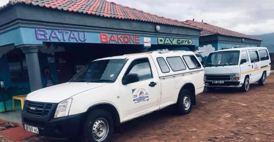The Batau Bakone school transport vehicles